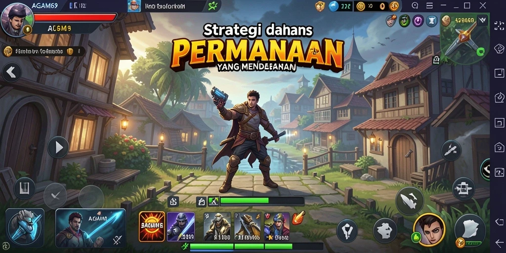 Tampilan gameplay yang seru dan penuh strategi di AGAM69.