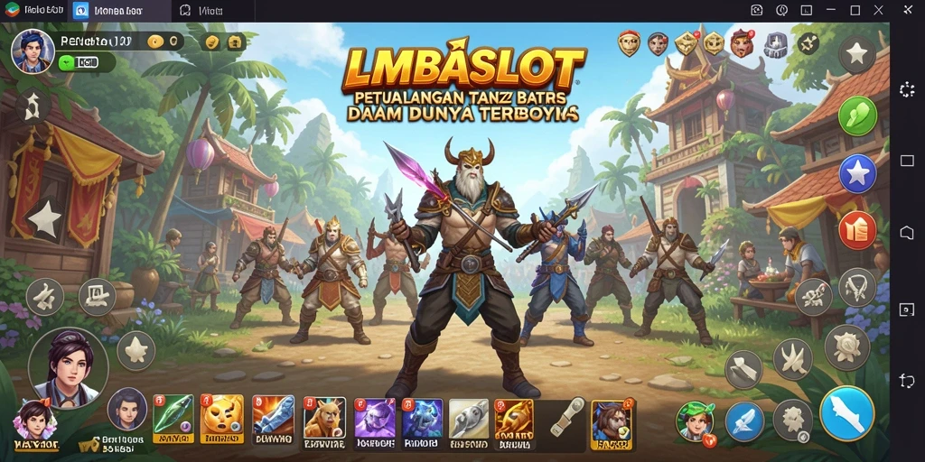 Tampilan gameplay menakjubkan di dunia terbuka LMBASLOT.