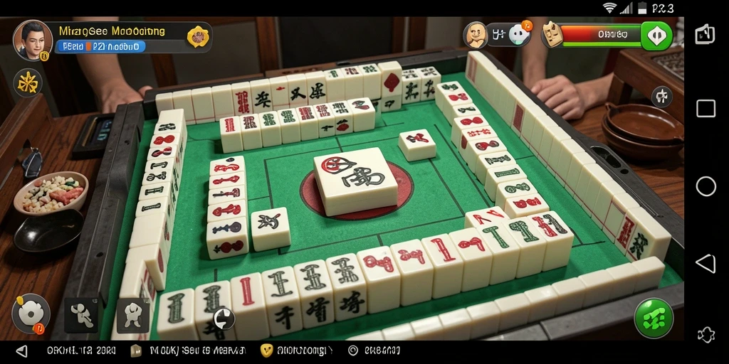 Screenshot OKJK menunjukkan gameplay Mahjong yang seru dan grafis menawan.